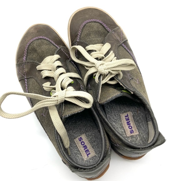 Sorel Mackenzie Leather Hiking Sneakers - Picture 13 of 16